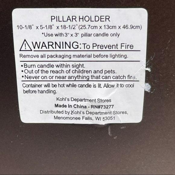 Vintage Metal Candle Holder Pine Tree Shaped 18.5in Farmhouse‎ Style Winter - Picture 6 of 16